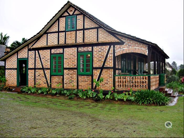Casa do Imigrante Carl Weege - Pomerode - Vale Europeu - Estado de Santa Catarina - Regi
